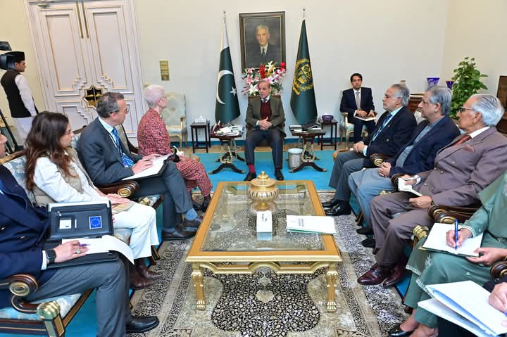 🇵🇰🇪🇺 EU Ambassador Dr. Riina Kionka Calls on PM Shehbaz Sharif in Islamabad