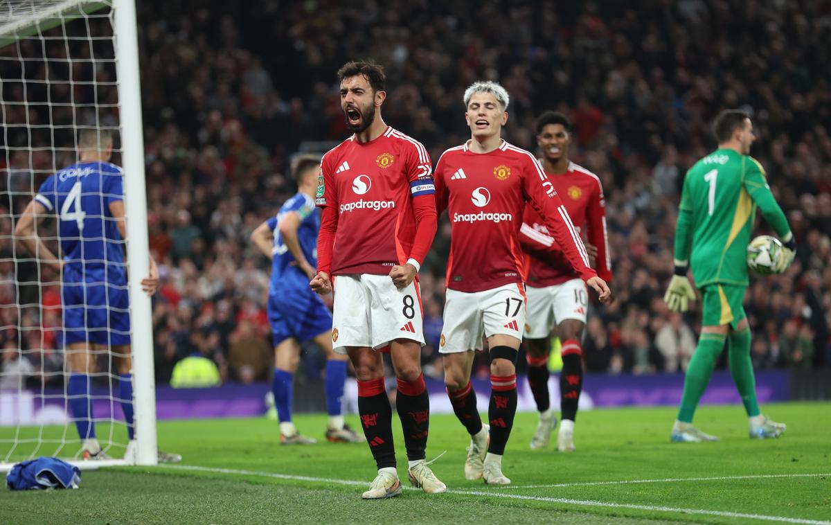 Manchester United Cruise to 3-0 Win Over Leicester as Højlund, Garnacho End Goal Droughts