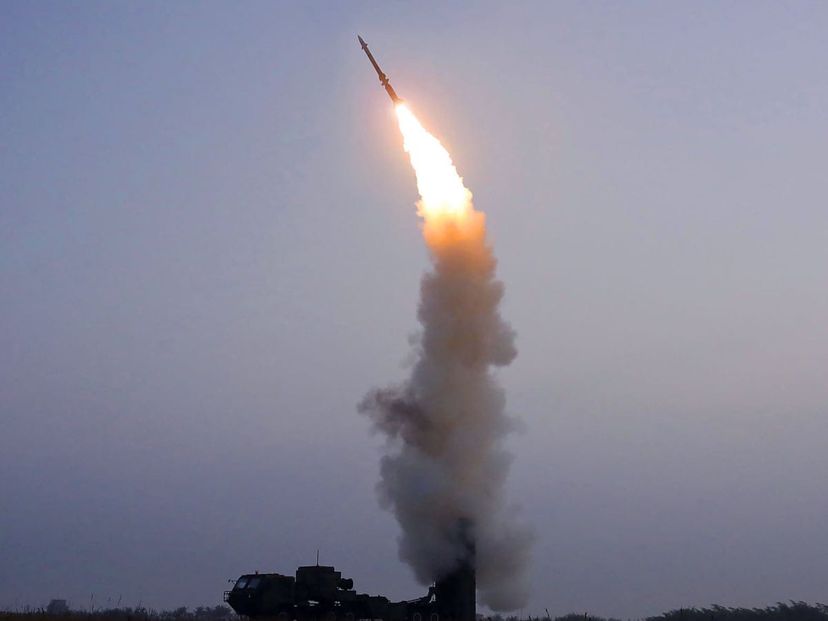 Kim Jong Un Oversees Test-Firing of North Korea's New Anti-Aircraft Missile System