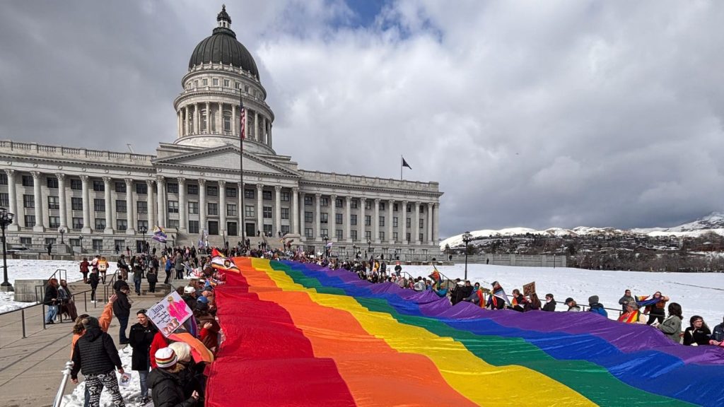 Headline: Utah Becomes First State to Ban LGBTQ+ Pride Flags in Public Spaces