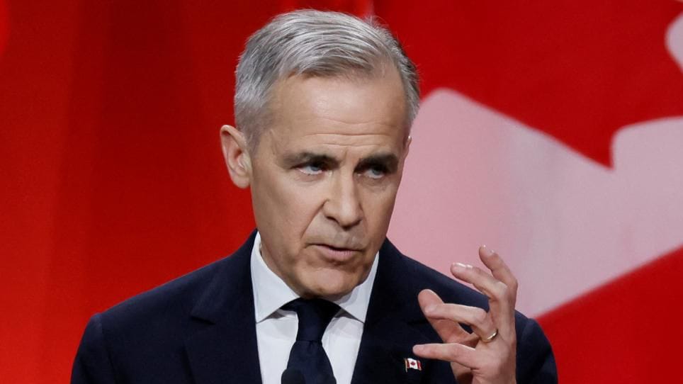 Canada's Prime Minister Mark Carney Campaigns in Dorval, Quebec Ahead of Federal Election