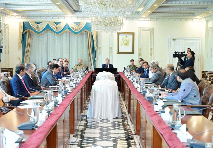 PM Shehbaz Sharif Chairs Meeting on National Tariff Policy