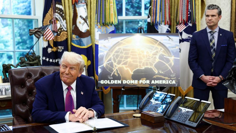 Trump Selects Design for $175 Billion Golden Dome Missile Defense, Names Space Force General to Lead