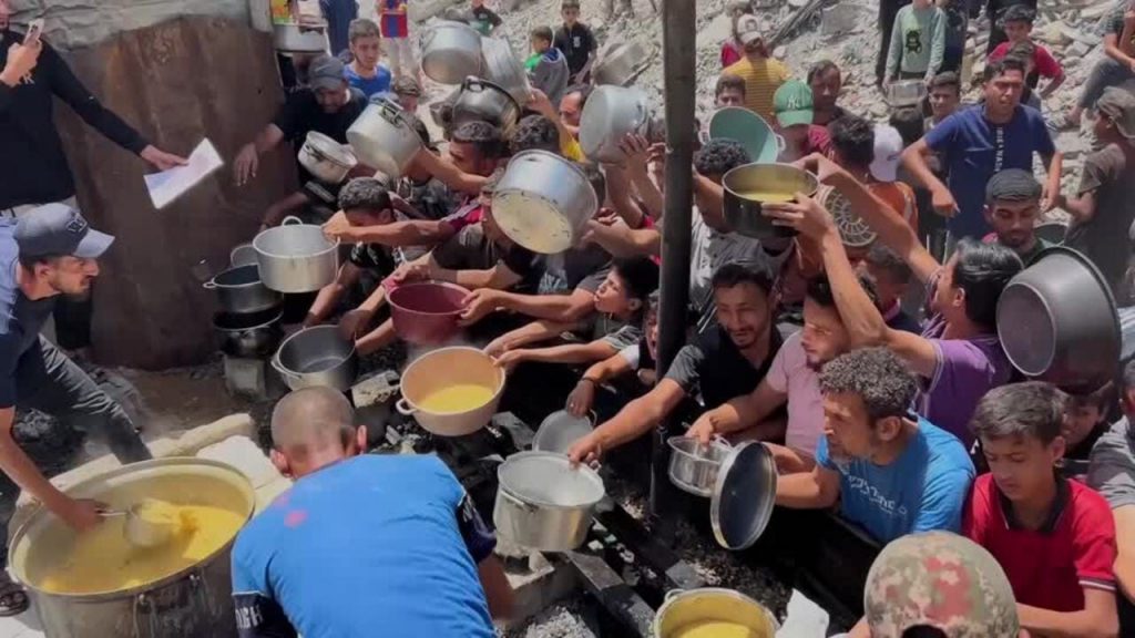 Palestinian Father Struggles for Food Amid Gaza Crisis