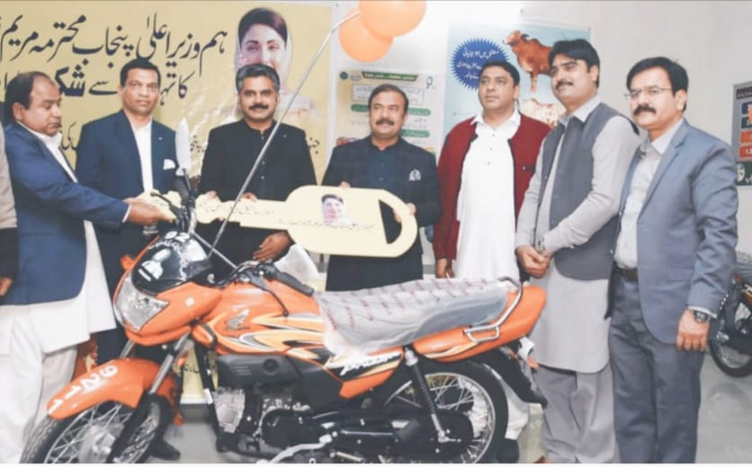 A Major Step Toward Improving Livestock Field Services in Punjab. Distribution of Motorcycles to 62 Veterinary Officers in Jhang Ensures Timely Services in Remote Areas