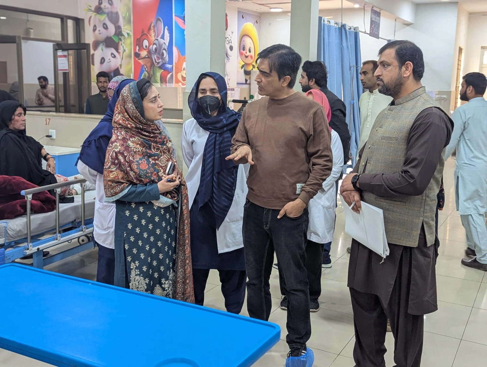 AC Erum Shahzadi visits to THQ Hospital Kamalia
