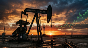 Map showing Strait of Hormuz and global oil shipping routes at risk