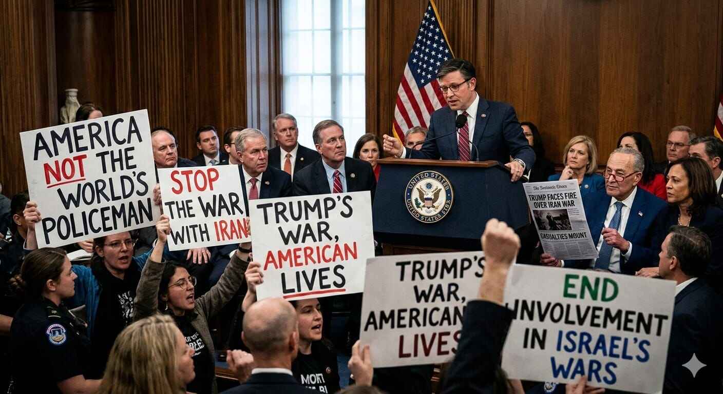 US Speaker Mike Johnson Says America Not the World's Policeman as Trump Faces Fire Over Iran War