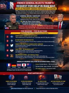 French General Michel Yakovleff criticizes Trump Iran War France Rejection request for military help