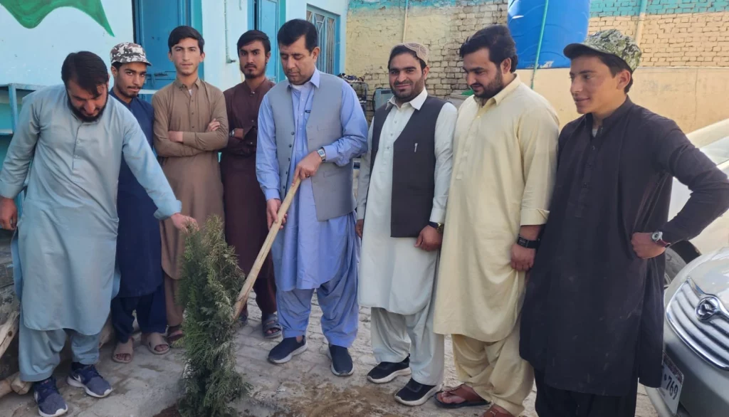 Tree Plantation Campaign Inaugurated at Iqra Ilmi Markaz High School Chaman.