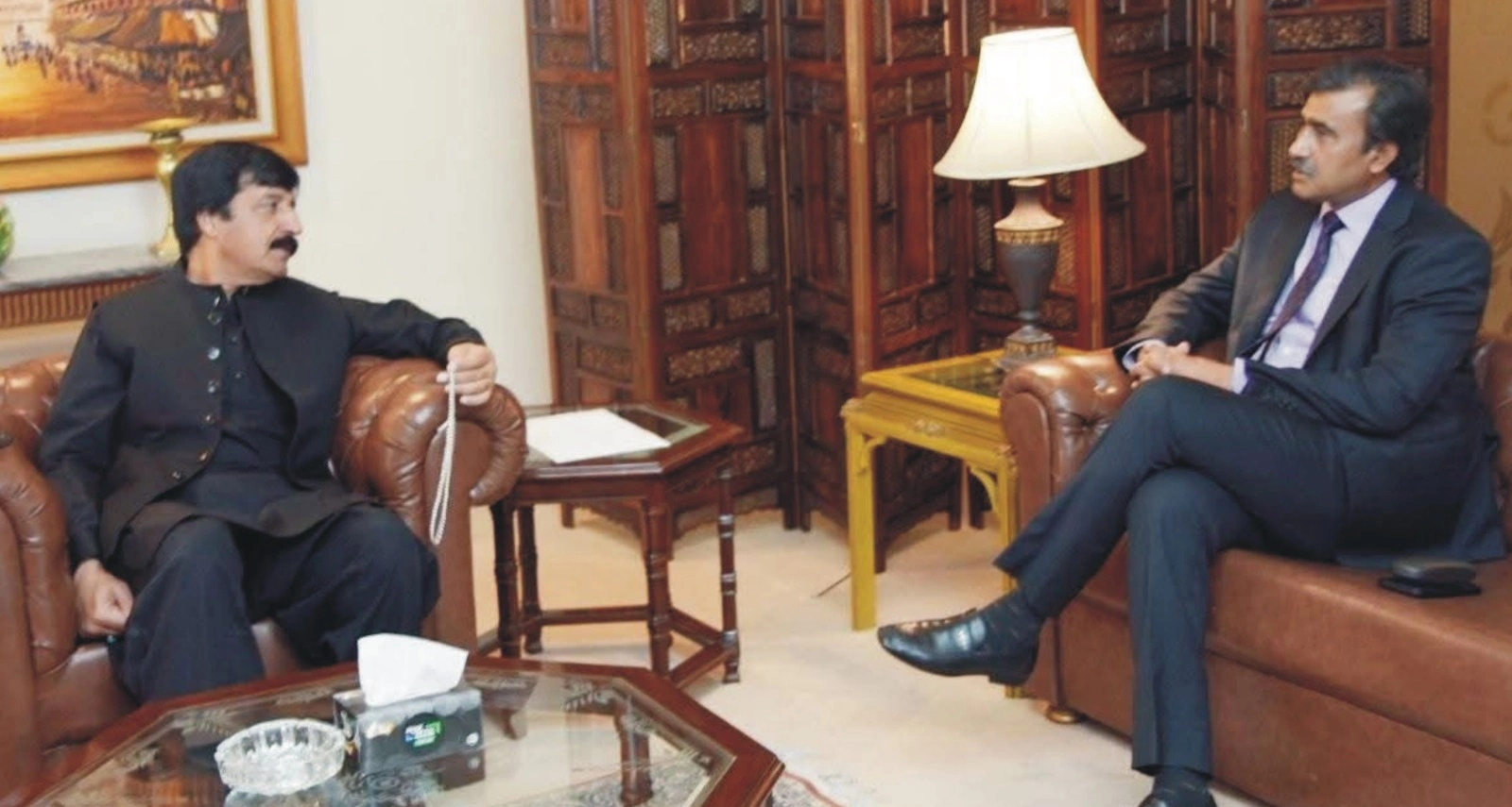 UAF VC Dr Zulfiqar Ali meets Punjab Governor Sardar Saleem Haider Khan to discuss agricultural development