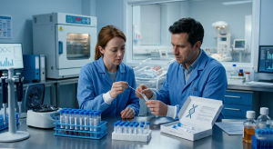 DNA testing kit used to confirm biological identity after IVF birth