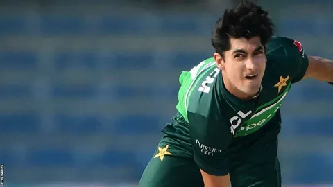 Naseem Shah fine Rs20m PCB contract breach Pakistan fast bowler