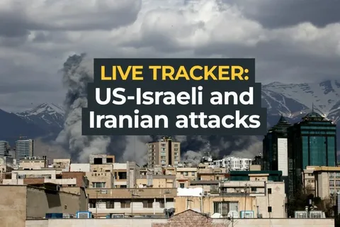 Iran attacks live tracker death toll casualties country map March 9 2026