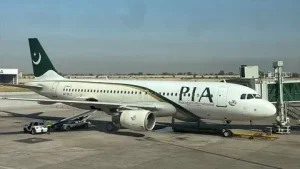 PIA London direct flight Heathrow Terminal 4 Boeing 777 Islamabad Lahore 2026