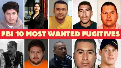 FBI agent arresting fugitive from most wanted list