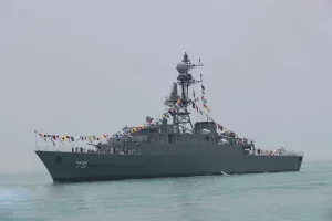 IRIS Dena sinking — periscope footage from USS Charlotte torpedo strike Indian Ocean March 4 2026