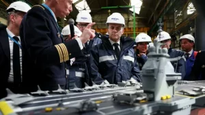 Macron Europe largest warship Free France aircraft carrier 2026