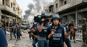 Journalists reporting from conflict zone in Lebanon amid rising tensions