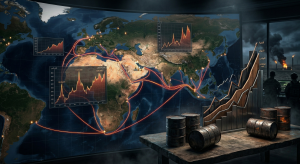 Global oil routes and rising prices due to Iran war