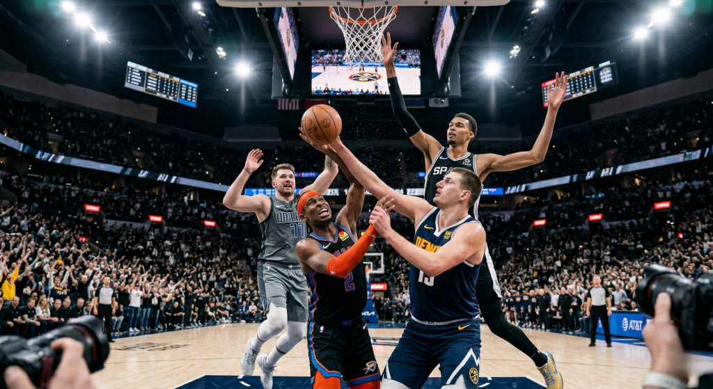 NBA MVP race featuring Jokic Wembanyama Doncic and Shai