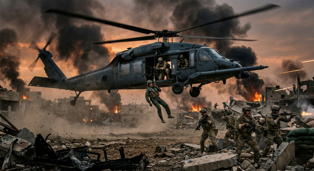 US officer rescue during Iran war conflict