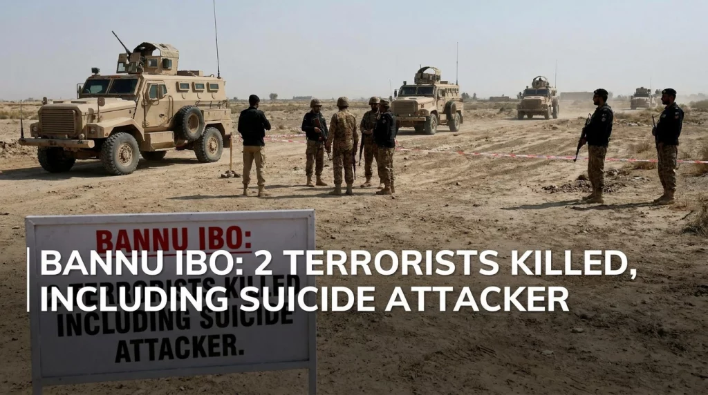Bannu IBO terrorist killed ISPR operation February suicide attack 2026