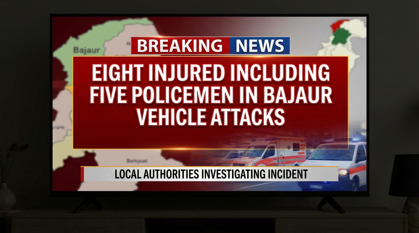 Bajaur police ambulance attack KP injured policemen ambulance incident