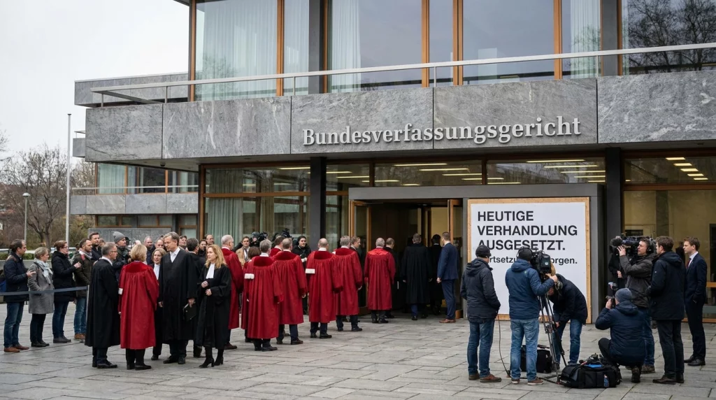 Federal Constitutional Court hearing suspended staff work from home Pakistan judiciary