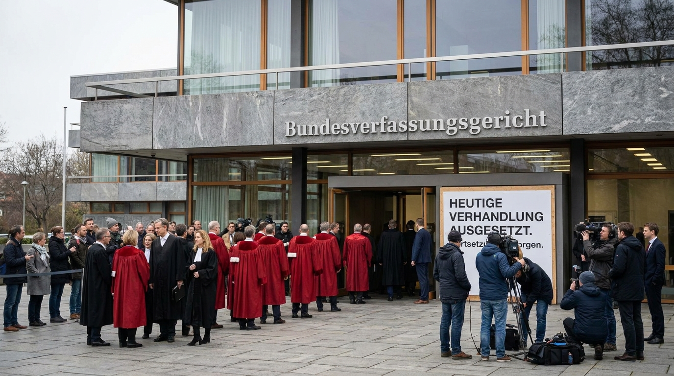 Federal Constitutional Court hearing suspended staff work from home Pakistan judiciary