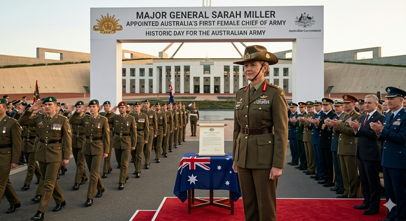 Australia woman army chief historic appointment military leadership