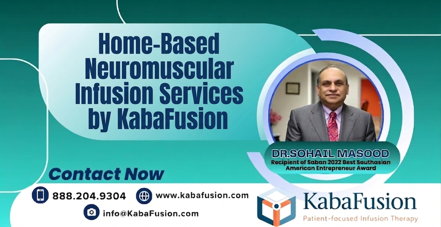 Neuromuscular disorders infusion IVIG SCIG therapy home care KabaFusion