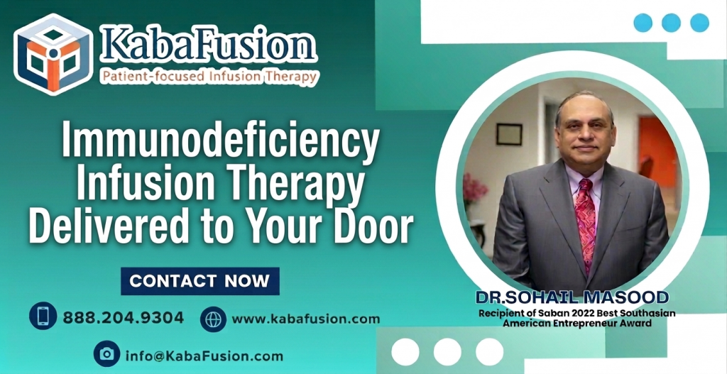 Immunodeficiency infusion therapy IVIG SCIG expert home care KabaFusion