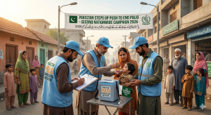 polio eradication Pakistan campaign vaccination drive children