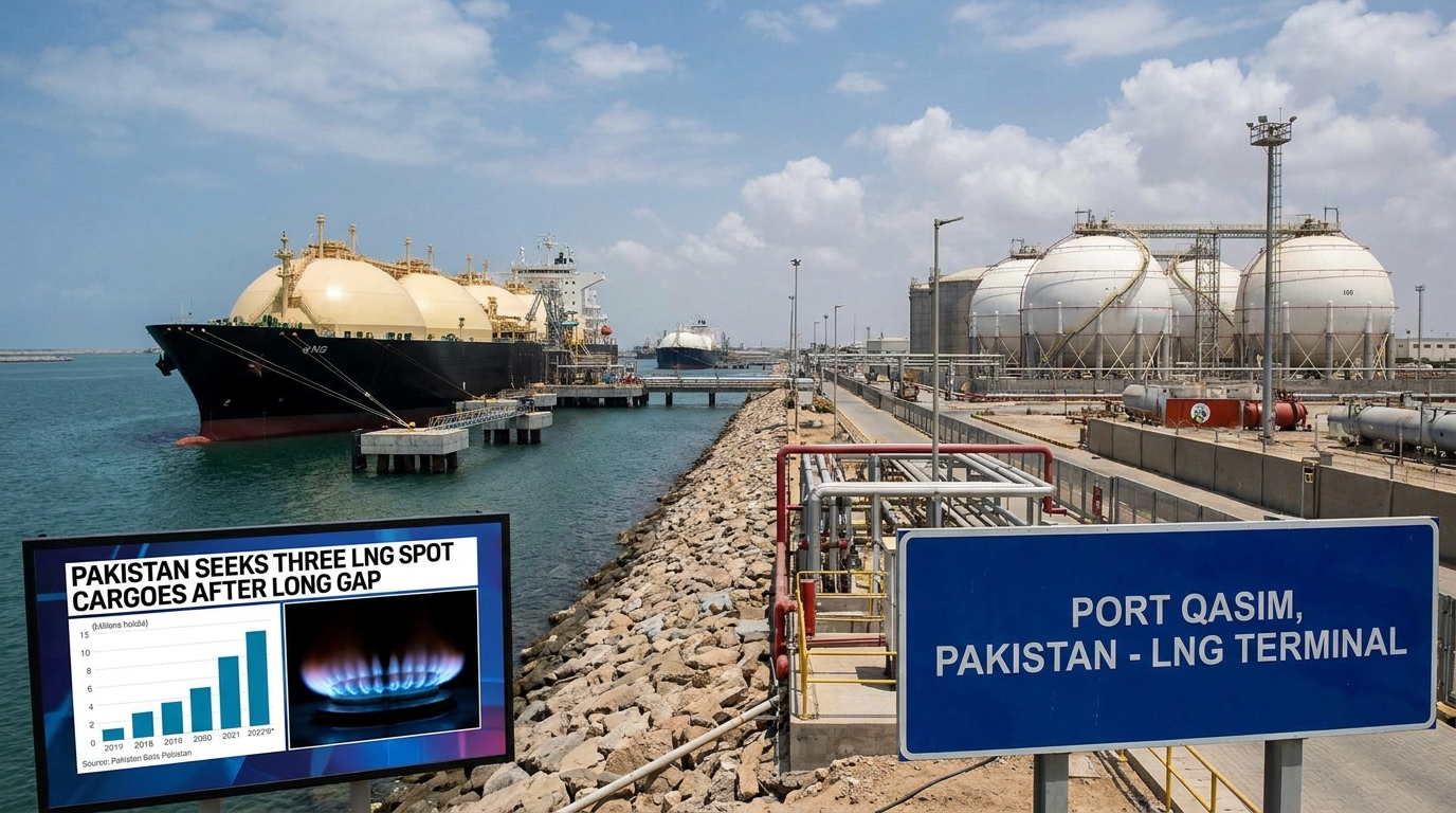 Pakistan LNG spot cargo tender energy procurement terminals