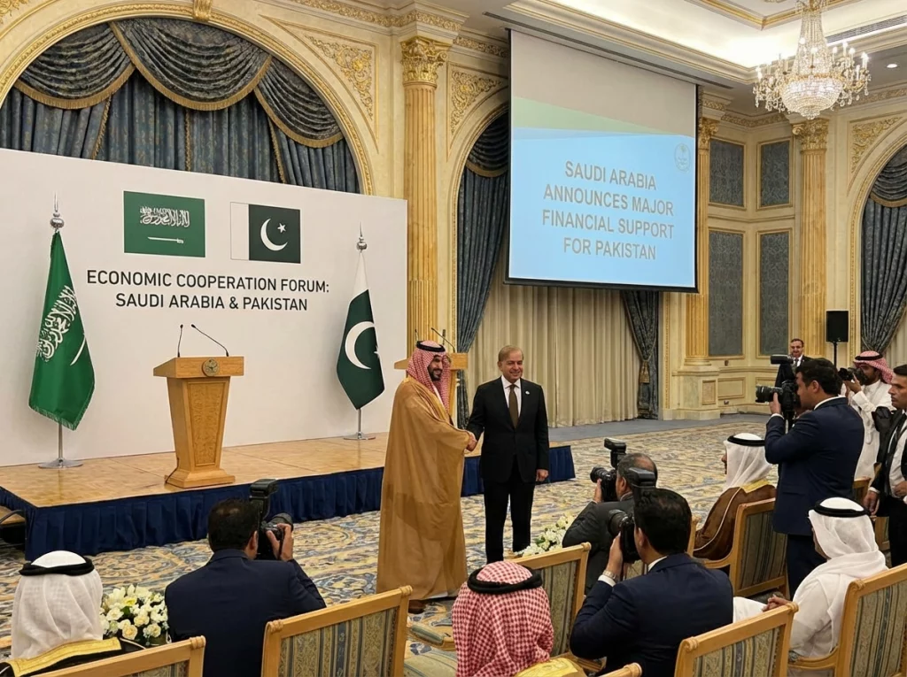 Saudi Arabia $3bn deposit Pakistan economic support 2028