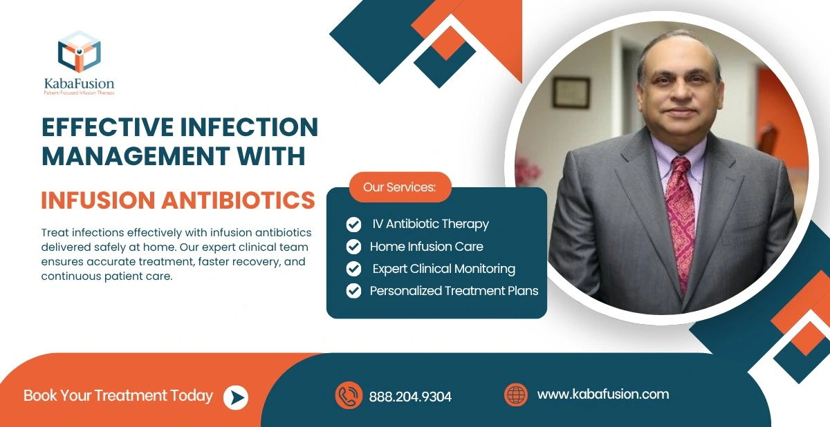 Infusion antibiotics IV therapy infection treatment care