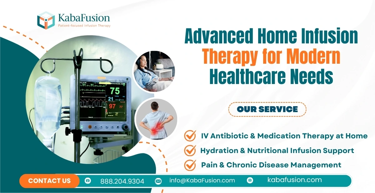 Home infusion therapy advanced IV treatment patient care home