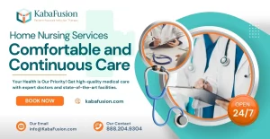 Home nursing services professional medical care patient at home