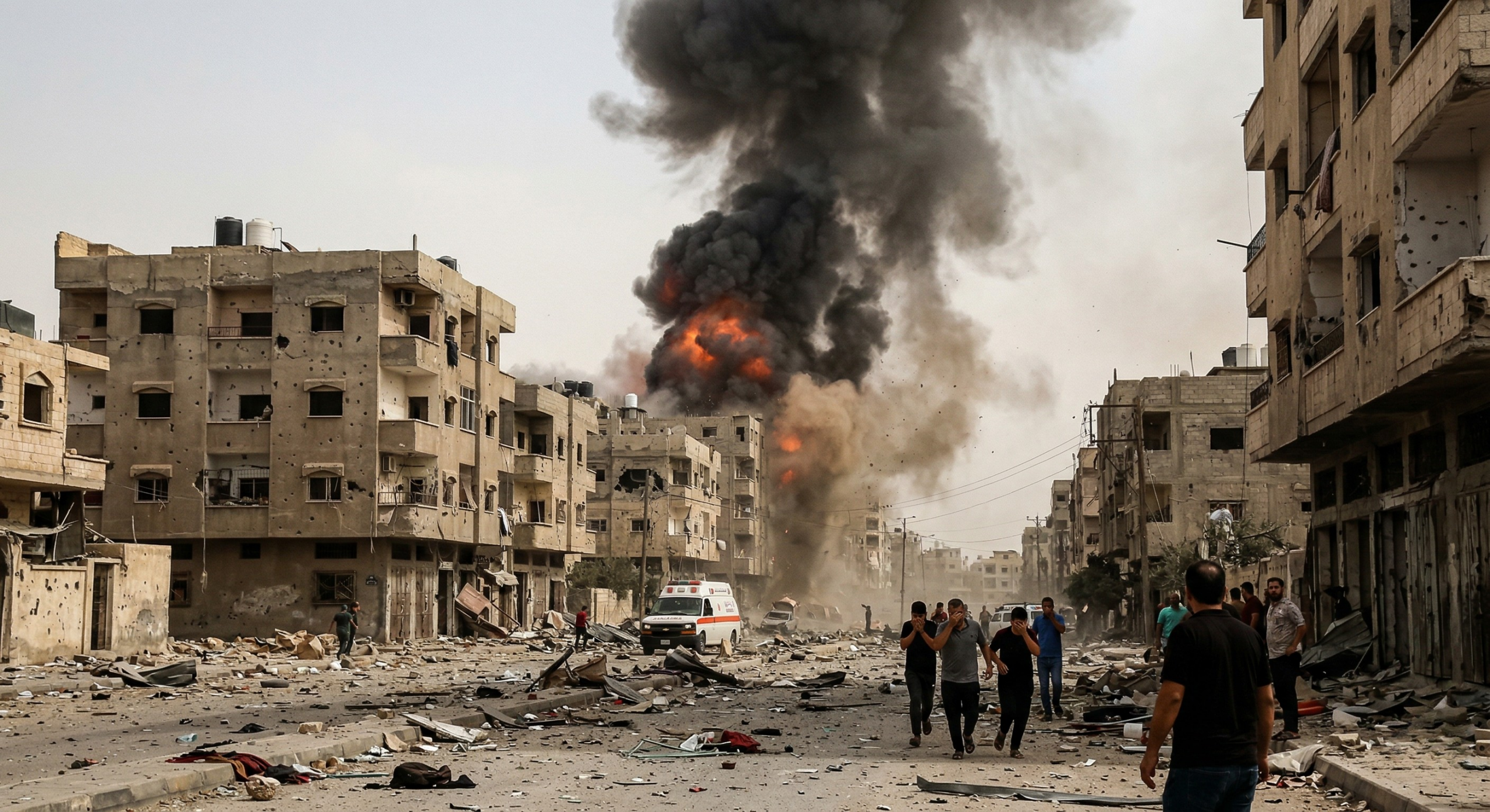 Iran Israel conflict missile attack scene