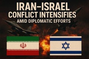 Iran war day 59 as Iran Foreign Minister Araghchi shuttles between Pakistan Oman and Russia amid US-Iran conflict updates