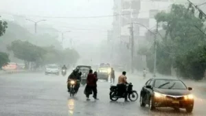 Karachi rain emergency declared deadly storms flooding streets waterlogging 2026