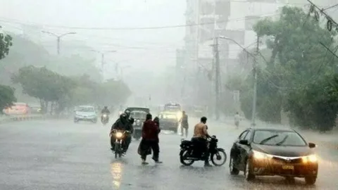 Karachi rain emergency declared deadly storms flooding streets waterlogging 2026