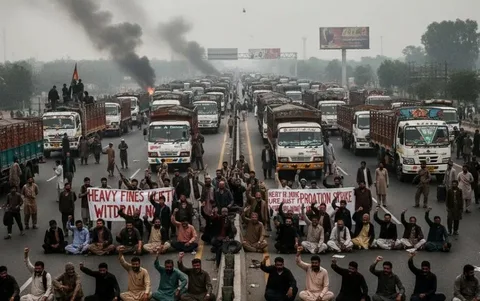 Rawalpindi transport strike wheel jam protest Section 144 Islamabad roads closed public transport shutdown