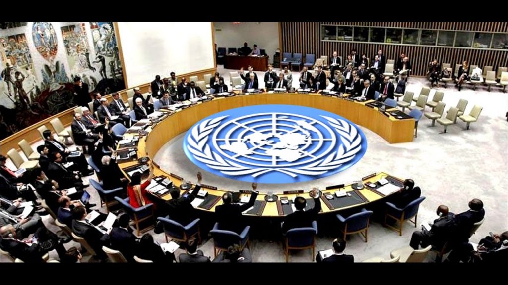 UN Security Council members voting on Resolution 2817 condemning Iran's attacks on Gulf states in March 2026