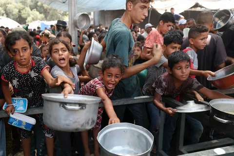 Palestinian family in Gaza facing healthcare and food shortages during ongoing humanitarian crisis