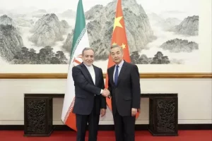 Iranian Foreign Minister Araghchi meets Chinese Foreign Minister Wang Yi in Beijing amid US-Iran war tensions, May 2026