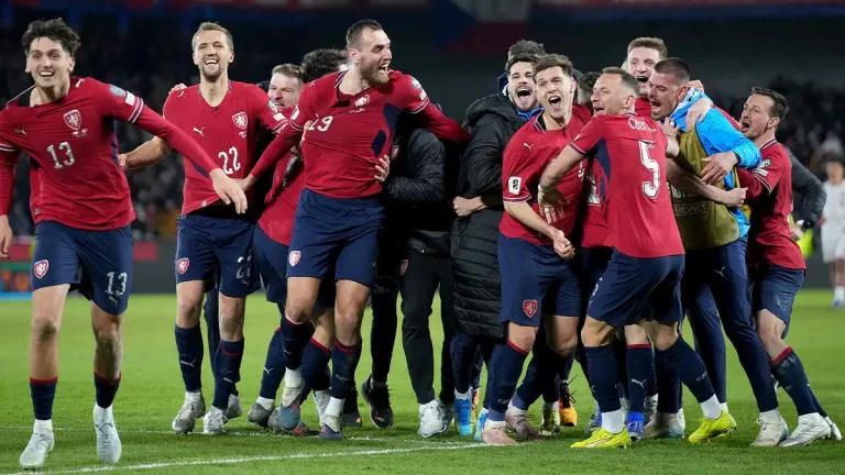 South Korea and Czechia players during FIFA World Cup 2026 group stage preview match graphic