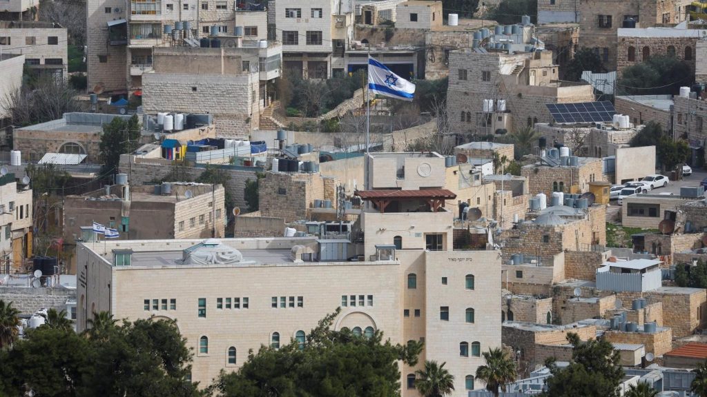 View of Mount Hebron Israel overlooking the historic city of Hebron amid ongoing political and security tensions.