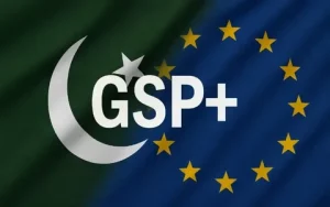 European Union trade document symbolizing GSP Plus status of Pakistan and international export agreements under preferential trade schemes.